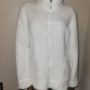 Free Country Teddy Bear Faux Fur Zippered Jacket Woman's Size XL